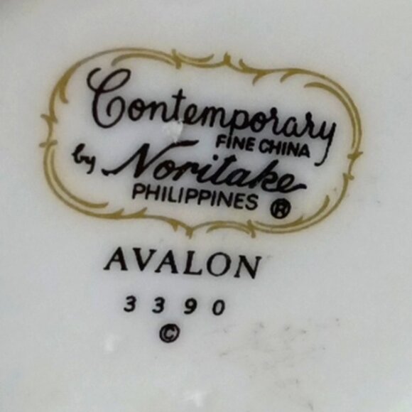 Vintage Noritake Philippines Avalon 3390 Lidded Sugar Bowl - Picture 8 of 8